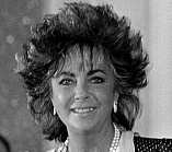 The American actress Elizabeth Taylor to American Film Festival of Deauville (Normandy, France) in September 1985