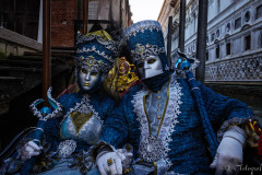La coppia azzurra del gondoliere