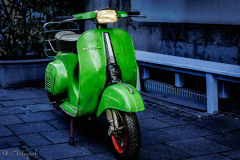 Green Vespa