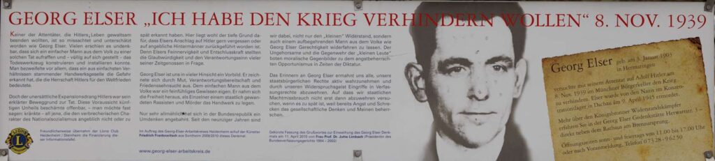 Gedenktafel mit
