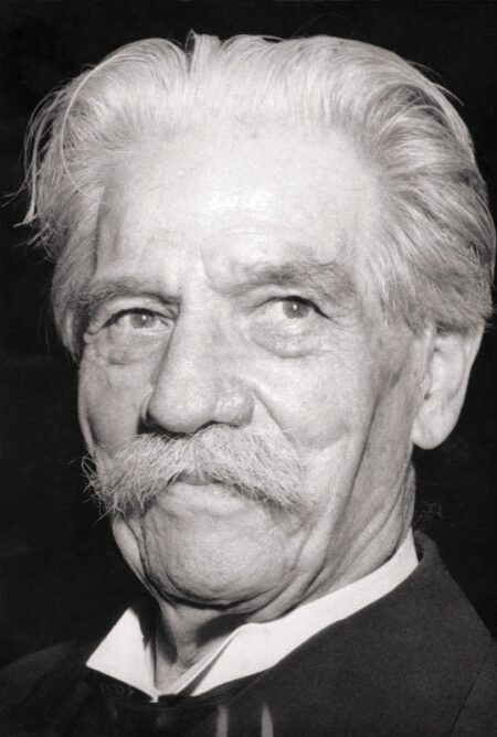 Porträt von Albert Schweitzer Namensnennung: Bundesarchiv, Bild 183-D0116-0041-019 / Unbekannt / CC-BY-SA 3.0